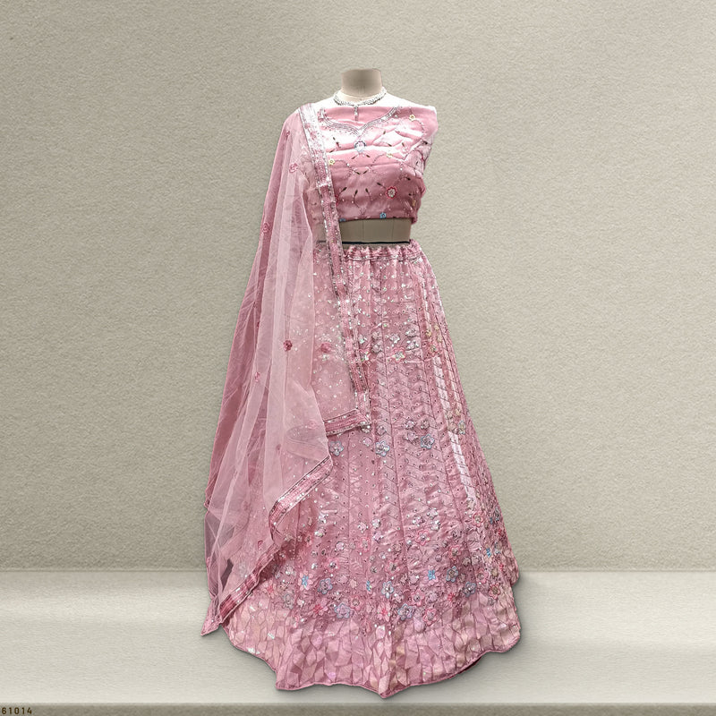 Aisha - Jimmy Choo Partywear Sider Lehenga JMS Studio {{ Royal Red Bridal Lehenga}}