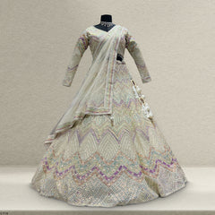 Celestial Collection: Ready-to-Wear Multicolor Reception and Sangeet Lehengas - JMS Studio
