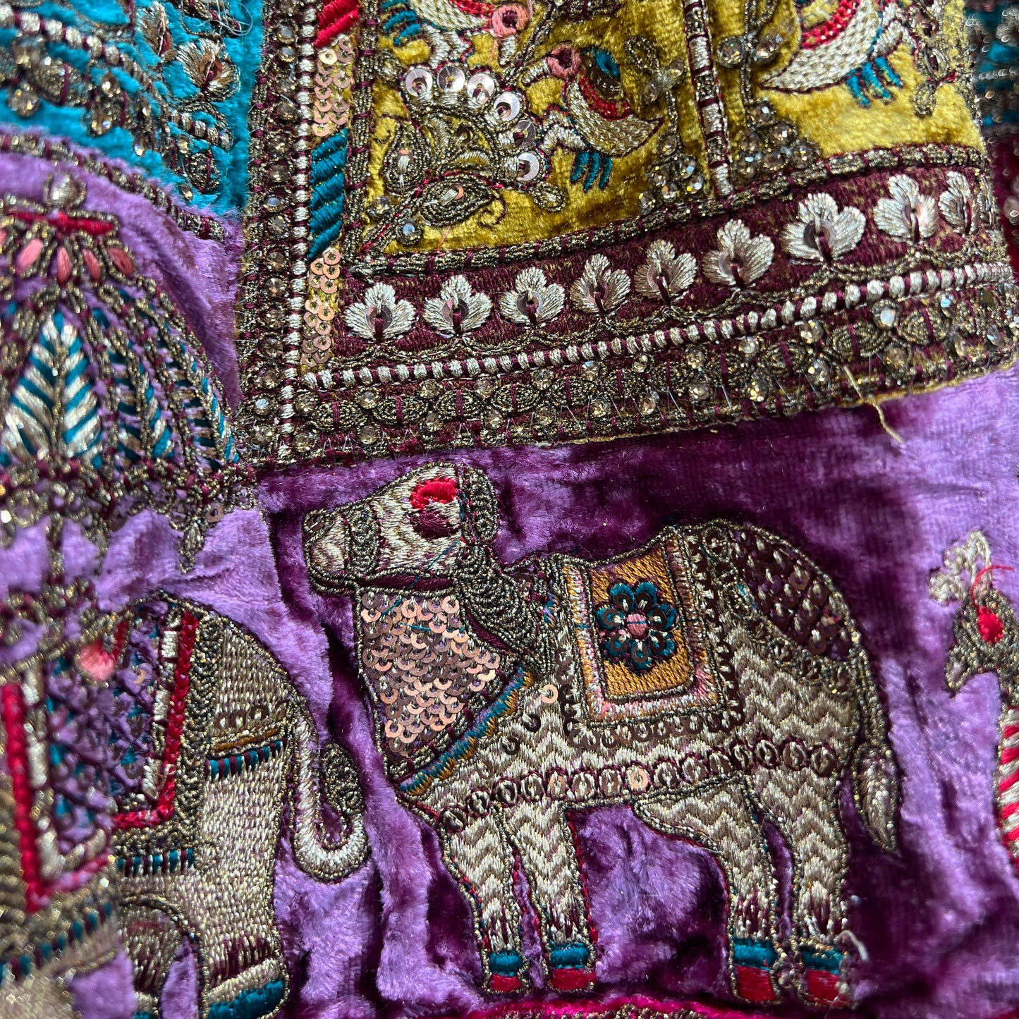 Rajgharana - The Multicolor Patchwork Rajwadi Bridal Lehenga