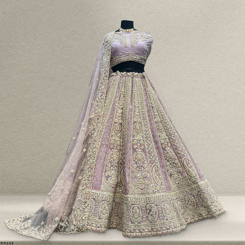 Cherry Blossom  -  The Modern Partywear Engagement Sangeet Lehenga