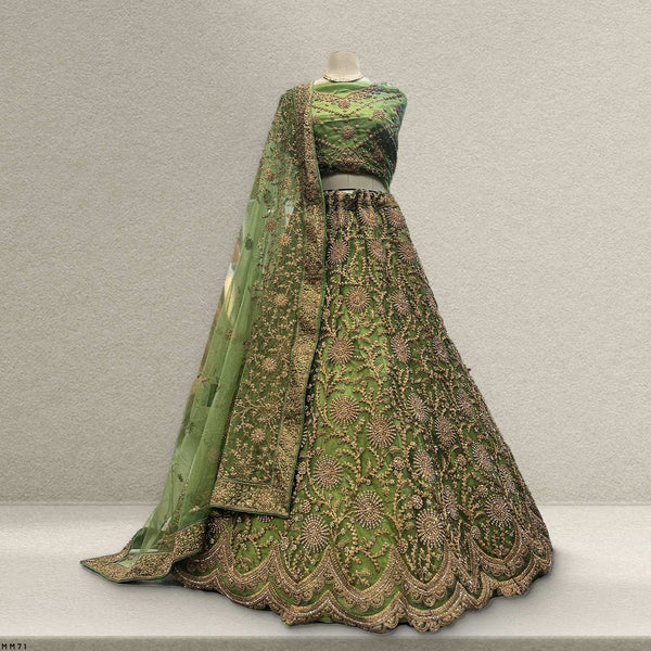 Cherry Blossom - The Modern Lehenga for Reception for Bride