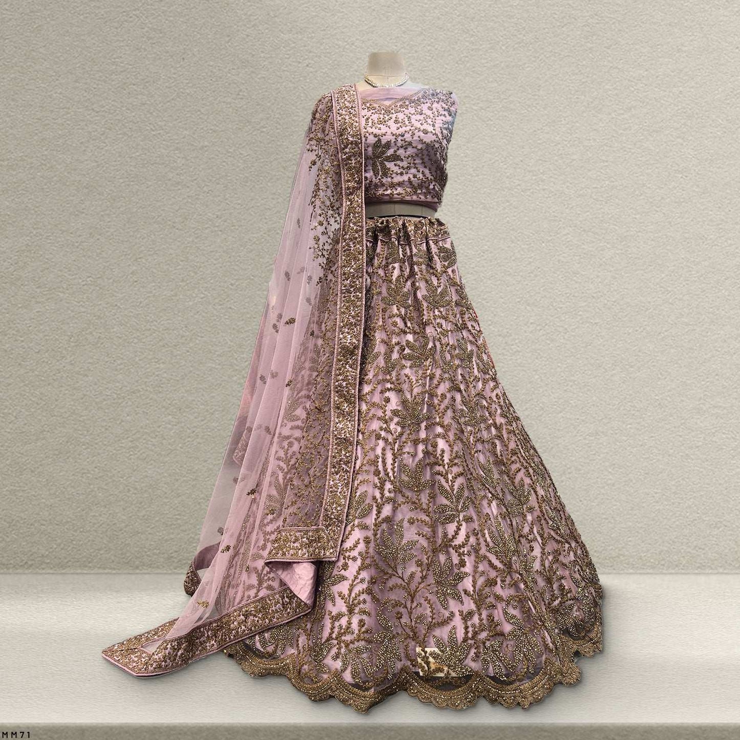 Cherry Blossom - The Modern Lehenga for Reception for Bride