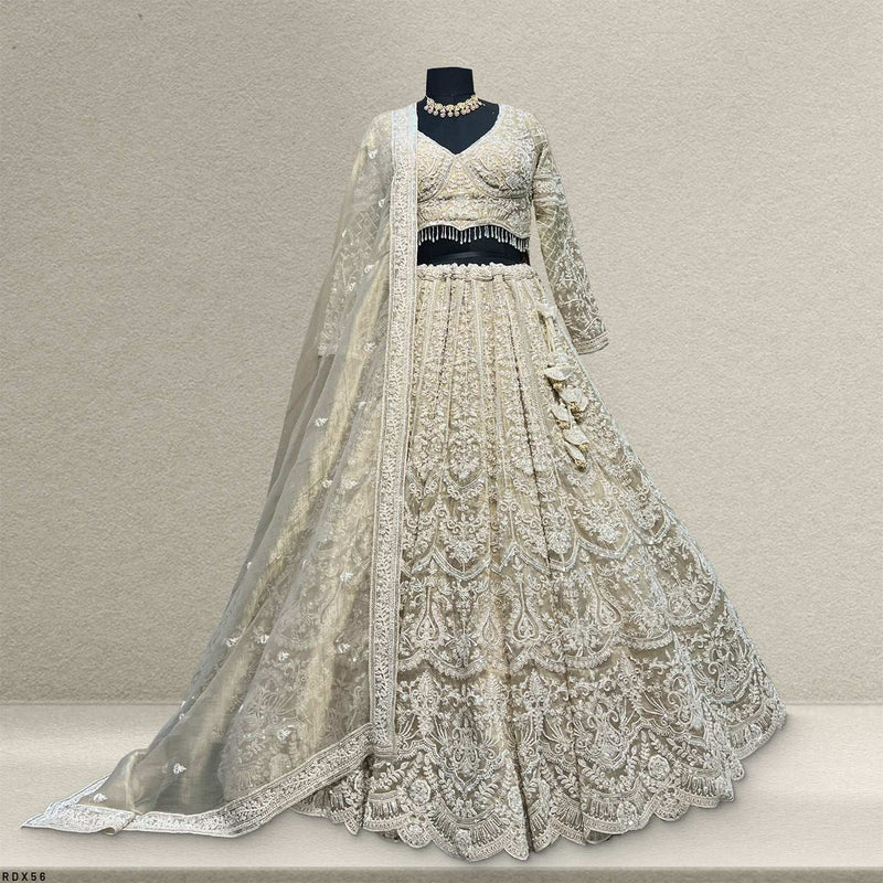 Celestial Collection: Ready-to-Wear Off Handwork Haute Couture Lehenga