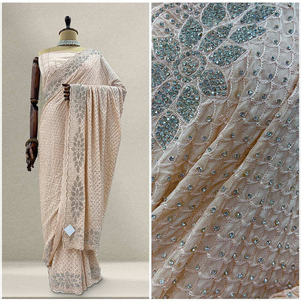 JMS_Studio Designer Boutique Crape Silk Partywear Saree