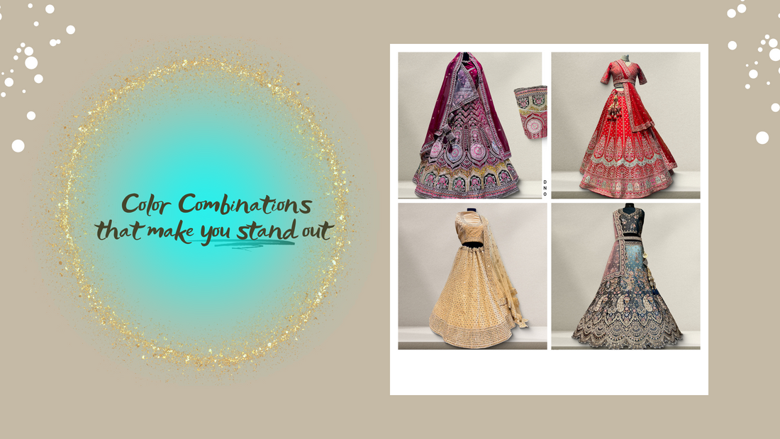 Lehenga Colour Combinations that stand out !