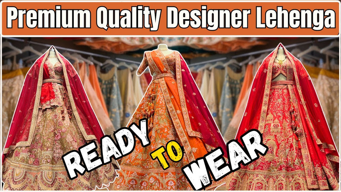 Stressed About Wedding Shopping? Find Your Dream Bridal Lehenga in Surat (Ready-to-Wear Goodness Inside!)