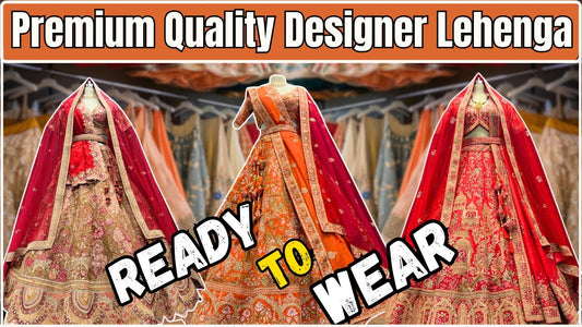 Stressed About Wedding Shopping? Find Your Dream Bridal Lehenga in Surat (Ready-to-Wear Goodness Inside!)