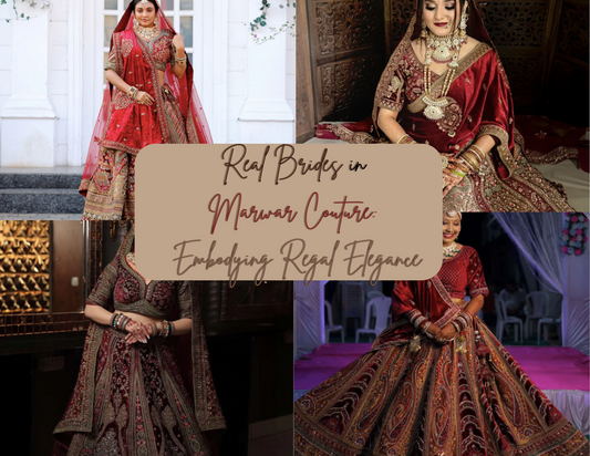 Real Brides Who Picked Marwar Couture Lehengas & Looked Like Royalties