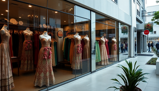 lehenga shopping at JMS Studio