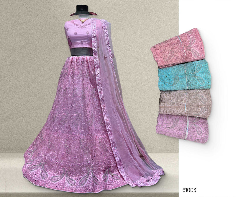 Jodha - Partywear Net Lehenga Choli JMS Studio {{ Royal Red Bridal Lehenga}}