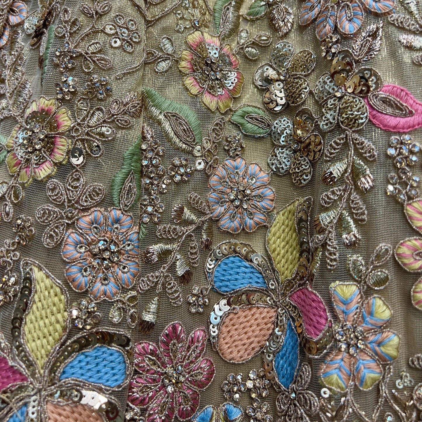 Cherry Blossom - Tissue Silk Modern Engagement & Reception Lehenga Design