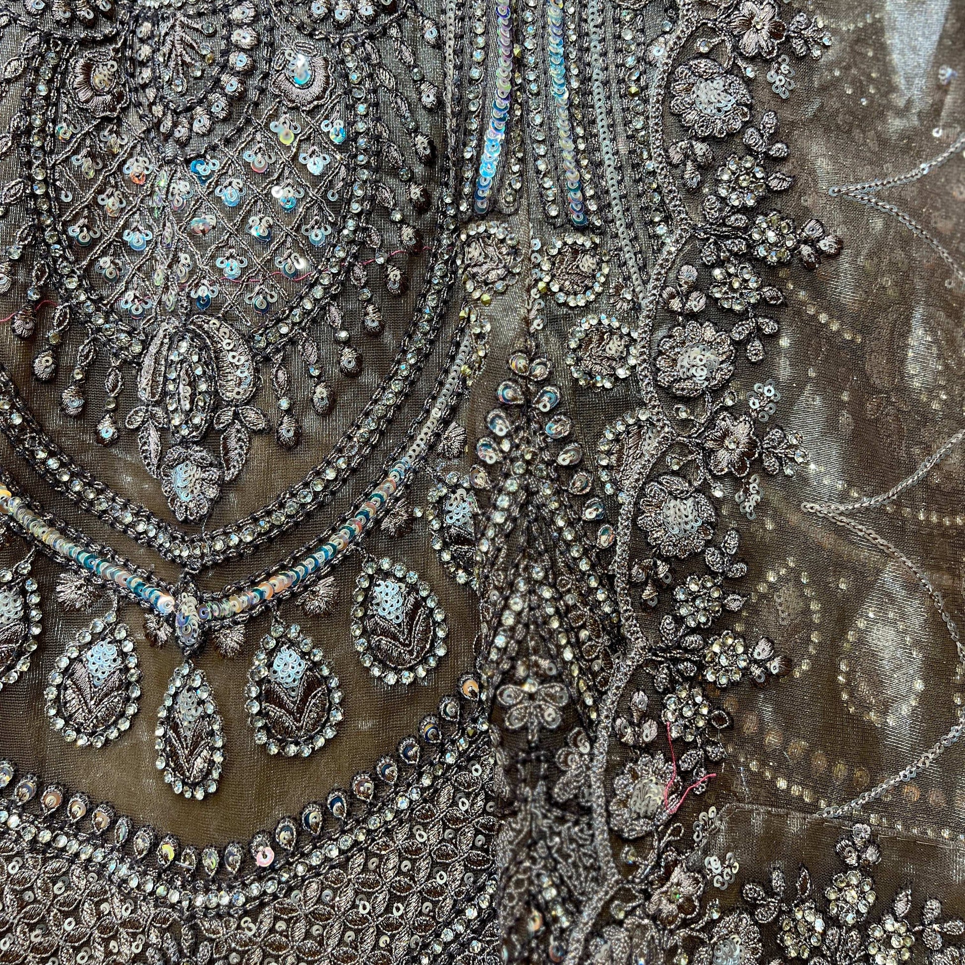 Cherry Blossom - Soft Tissue Royal Bronze Gorgeous Partywear Lehenga