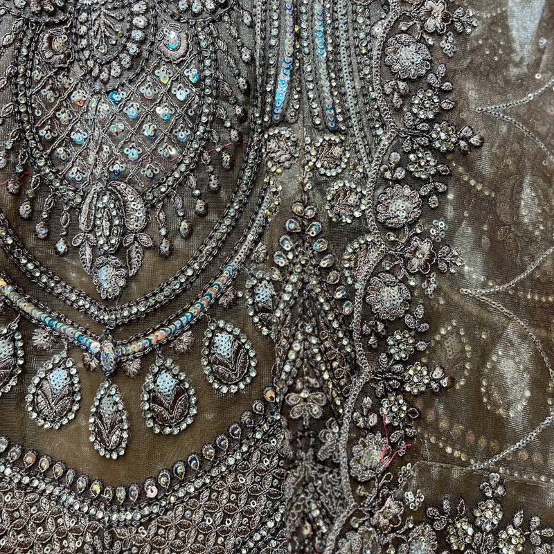 Cherry Blossom - Soft Tissue Royal Bronze Gorgeous Partywear Lehenga