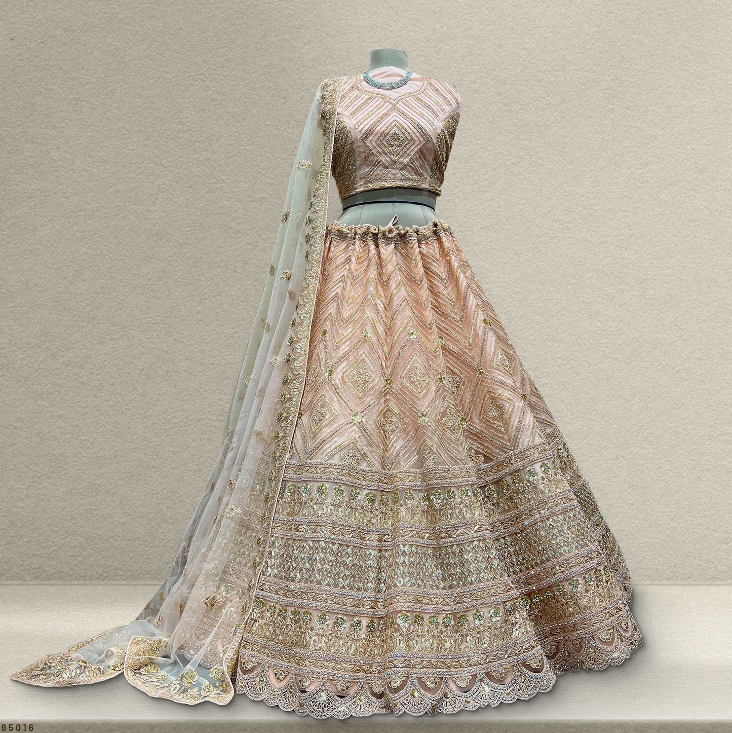 Cherry Blossom - New Partywear Lehenga Design JMS Studio {{ Royal Red Bridal Lehenga}}