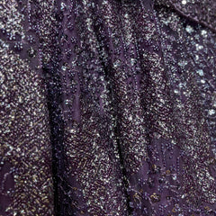 Jazzagals - Designer Handwork Couture Reception Lehenga Metallic Lavender