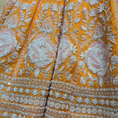 Royalty - Viscose Soft Silk Designer Lehenga in Beads Handwork