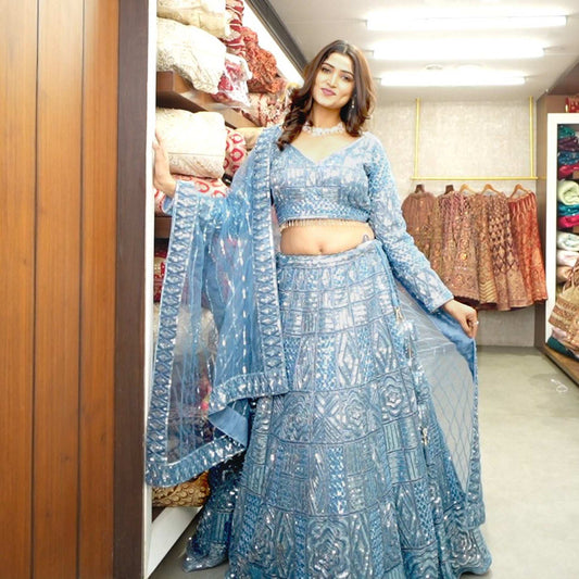 Celestial Collection: Ready-to-Wear Modern Reception and Engagement Lehengas