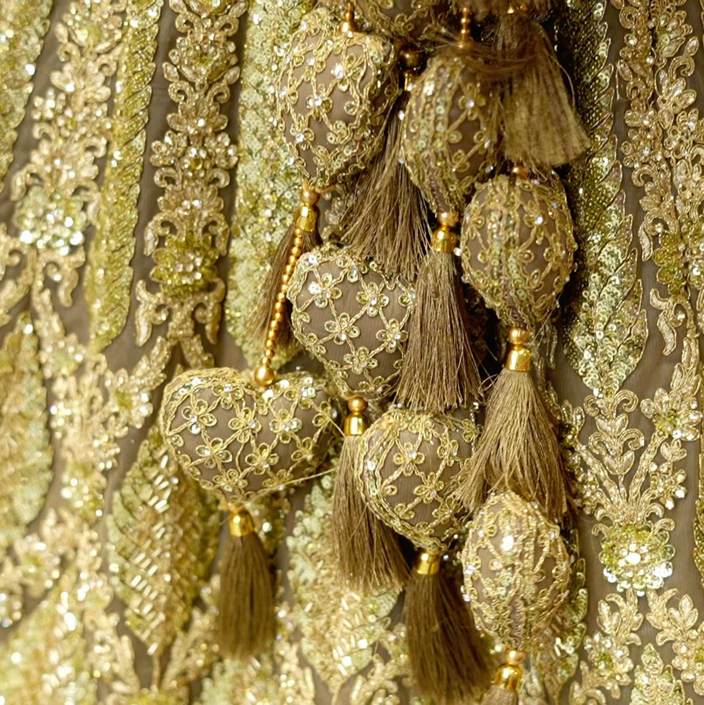 Celestial Collection: Ready-to-Wear GOLD Reception and Sangeet Lehengas