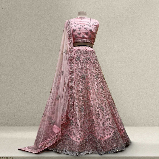 Cherry Blossom - New Partywear Stonework Lehenga