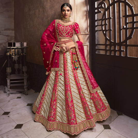 Shringaar: Luxurious Banarasi Silk Lehengas with Intricate Silk Work Blouse