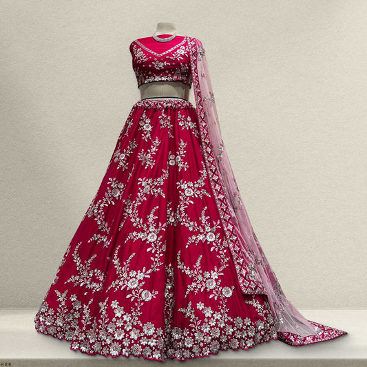 Jazzagals - The Modern Lehenga for Reception for Bride JMS Studio {{ Royal Red Bridal Lehenga}}