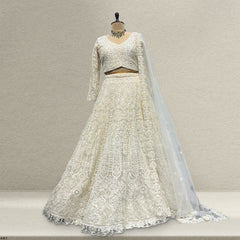 Celestial Collection: Ready-to-Wear Off Handwork Haute Couture Lehenga