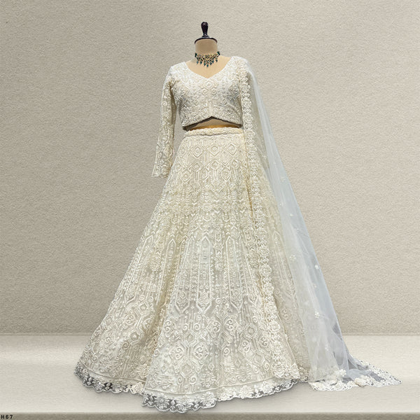 Celestial Collection: Ready-to-Wear Off Handwork Haute Couture Lehenga