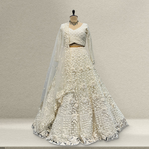 Celestial Collection: Ready-to-Wear Off Handwork Haute Couture Lehenga