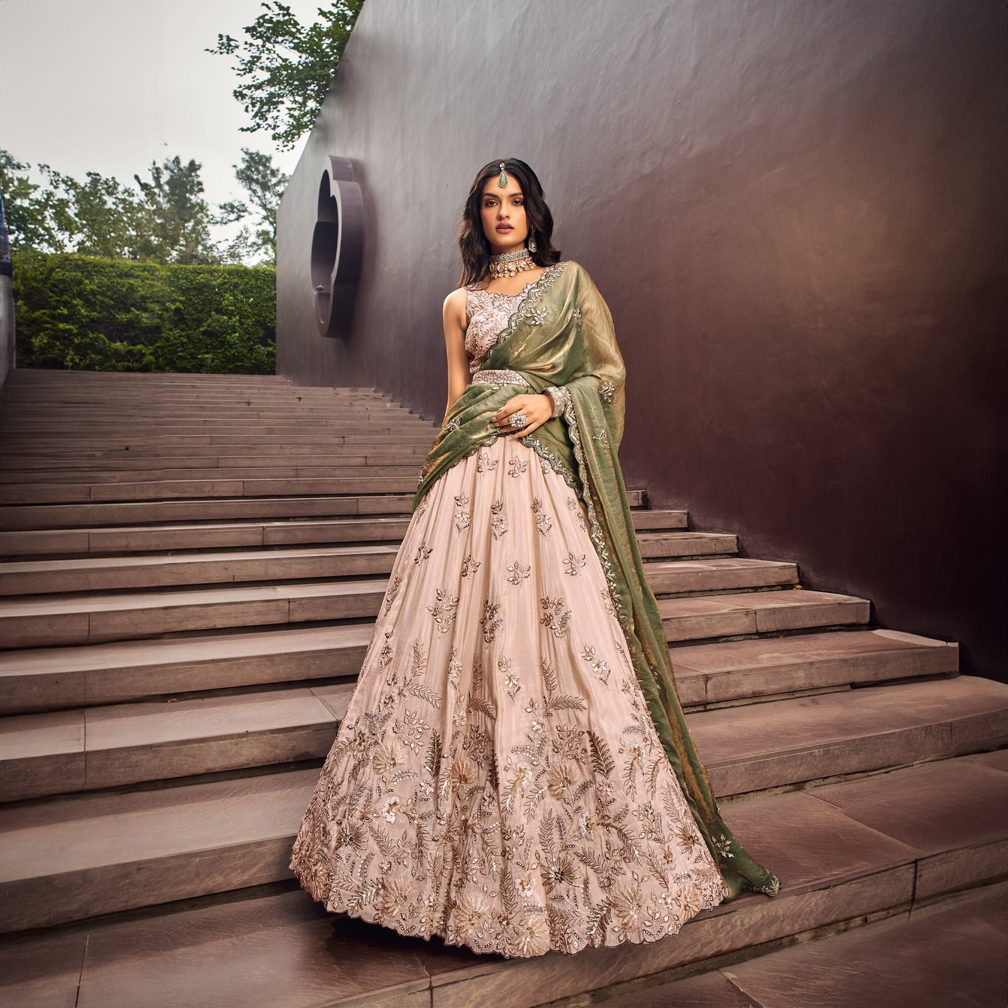 Jazzagals - Soft Silk Stunning Partywear Lehenga