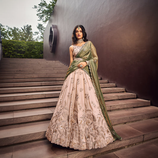 Jazzagals - Soft Silk Stunning Partywear Lehenga