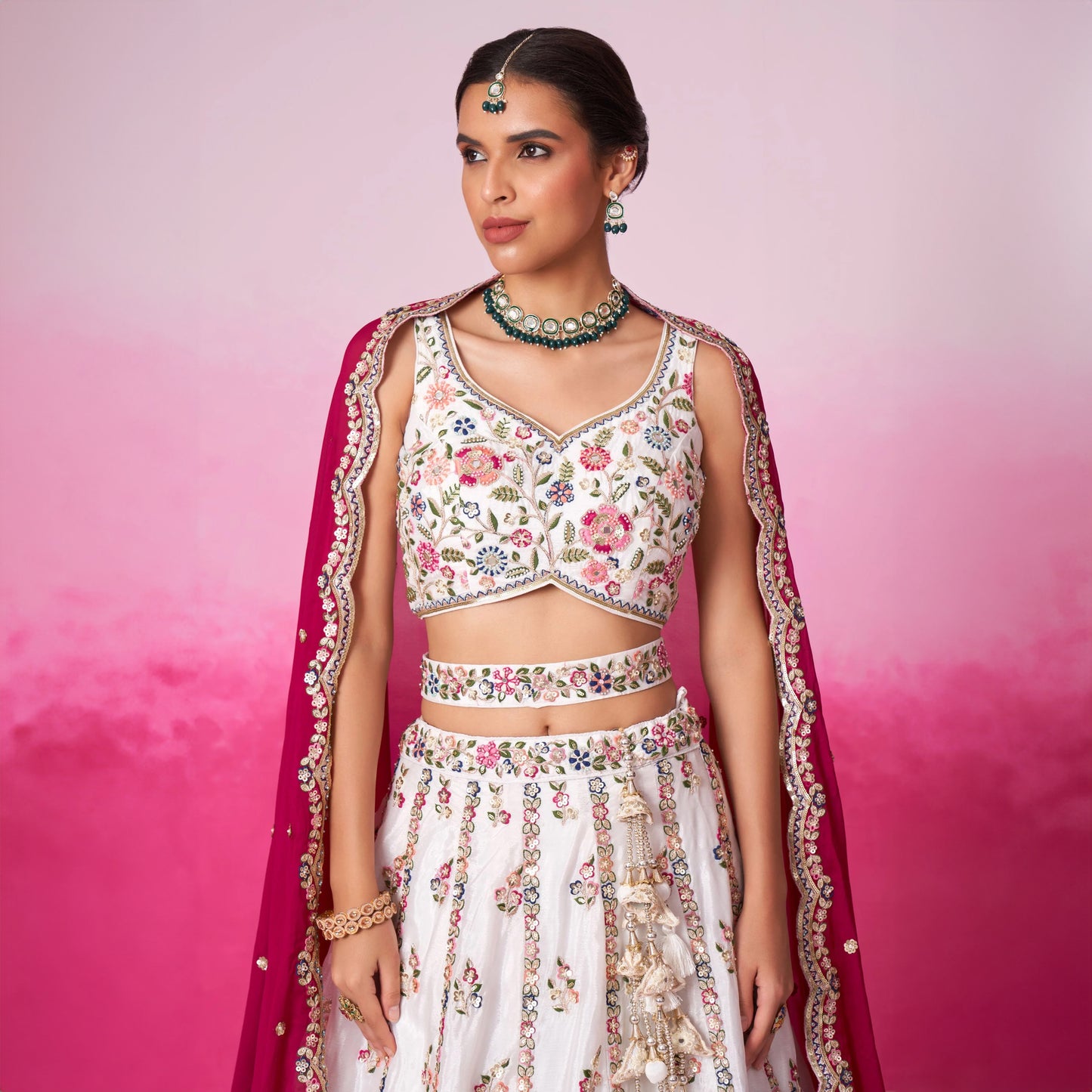 Jazzagals - Soft Georgette Stunning Partywear Lehenga