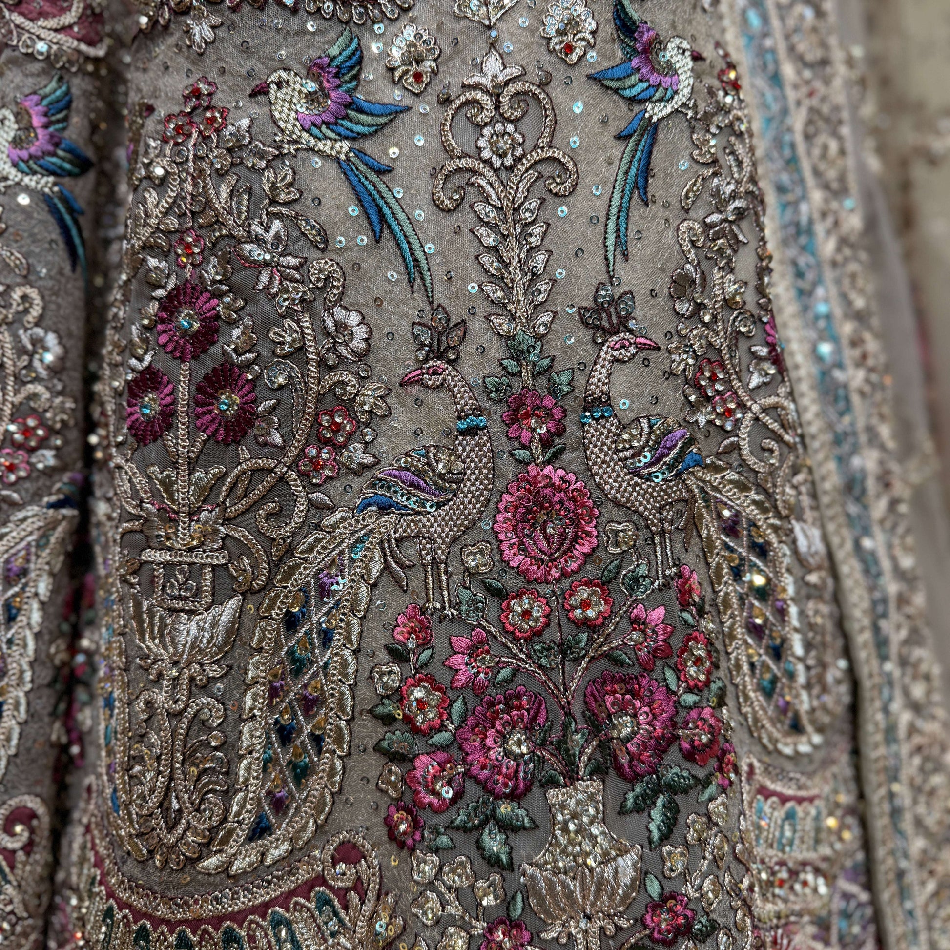 Damsel - Ivory Multicolor Thread & Patch Work Designer Lehenga Choli