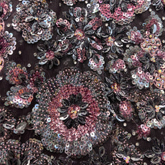 Celestial Collection: Ready-to-Wear Deep Purple Reception Designer Lehenga