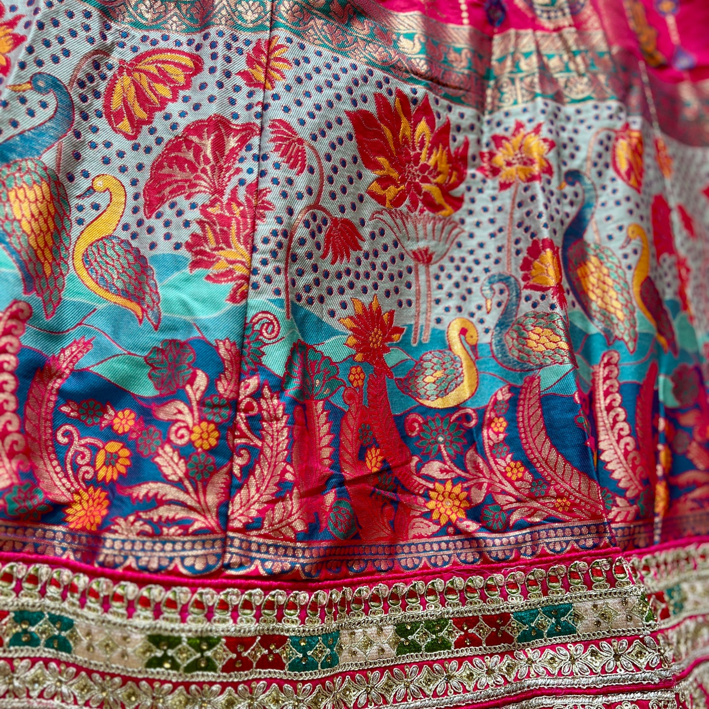 Shringaar: Luxurious Banarasi Silk Lehengas with Intricate Silk Work Blouse