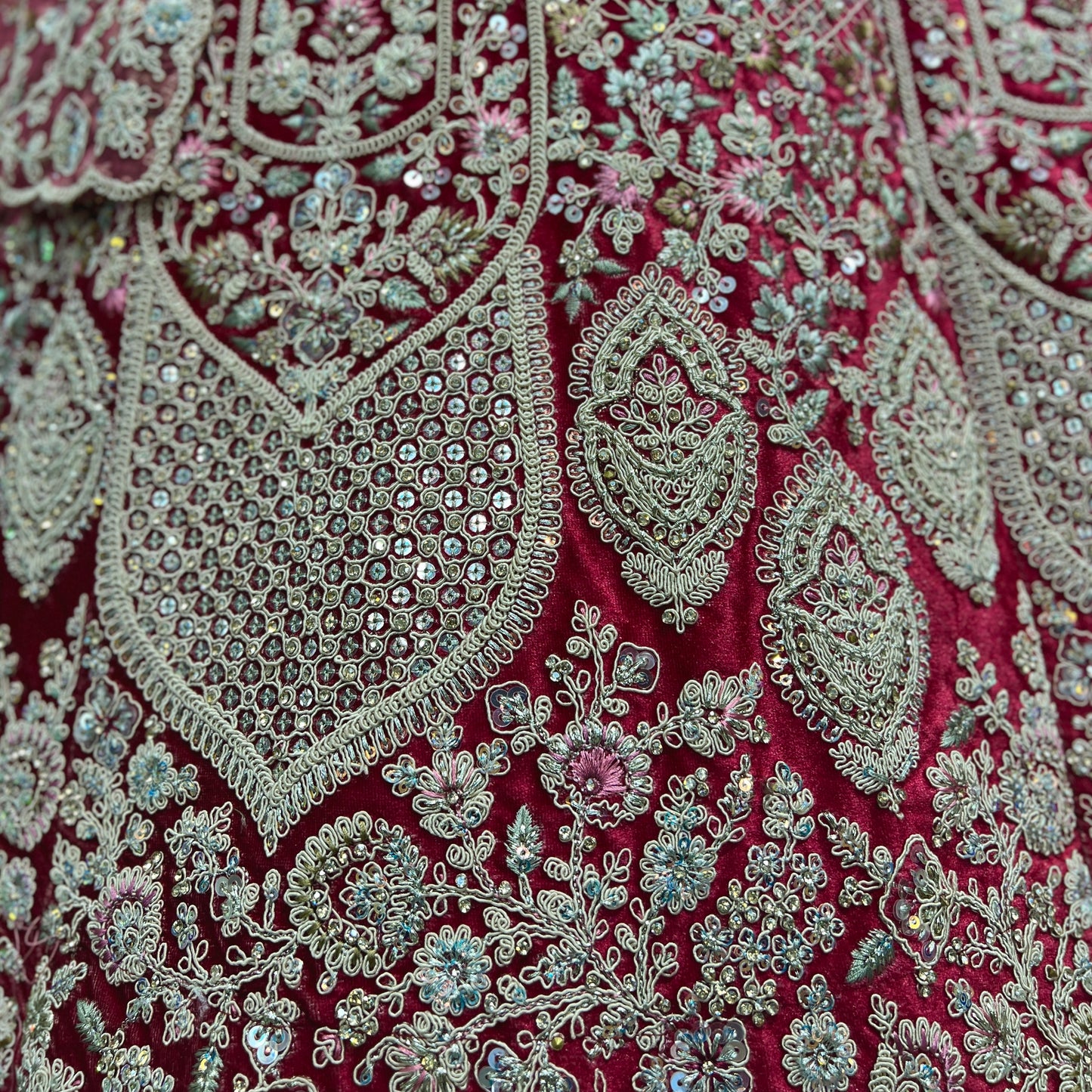 Rosé - Wedding Trousseau in Pastel Hues Ombre Pink Lehenga