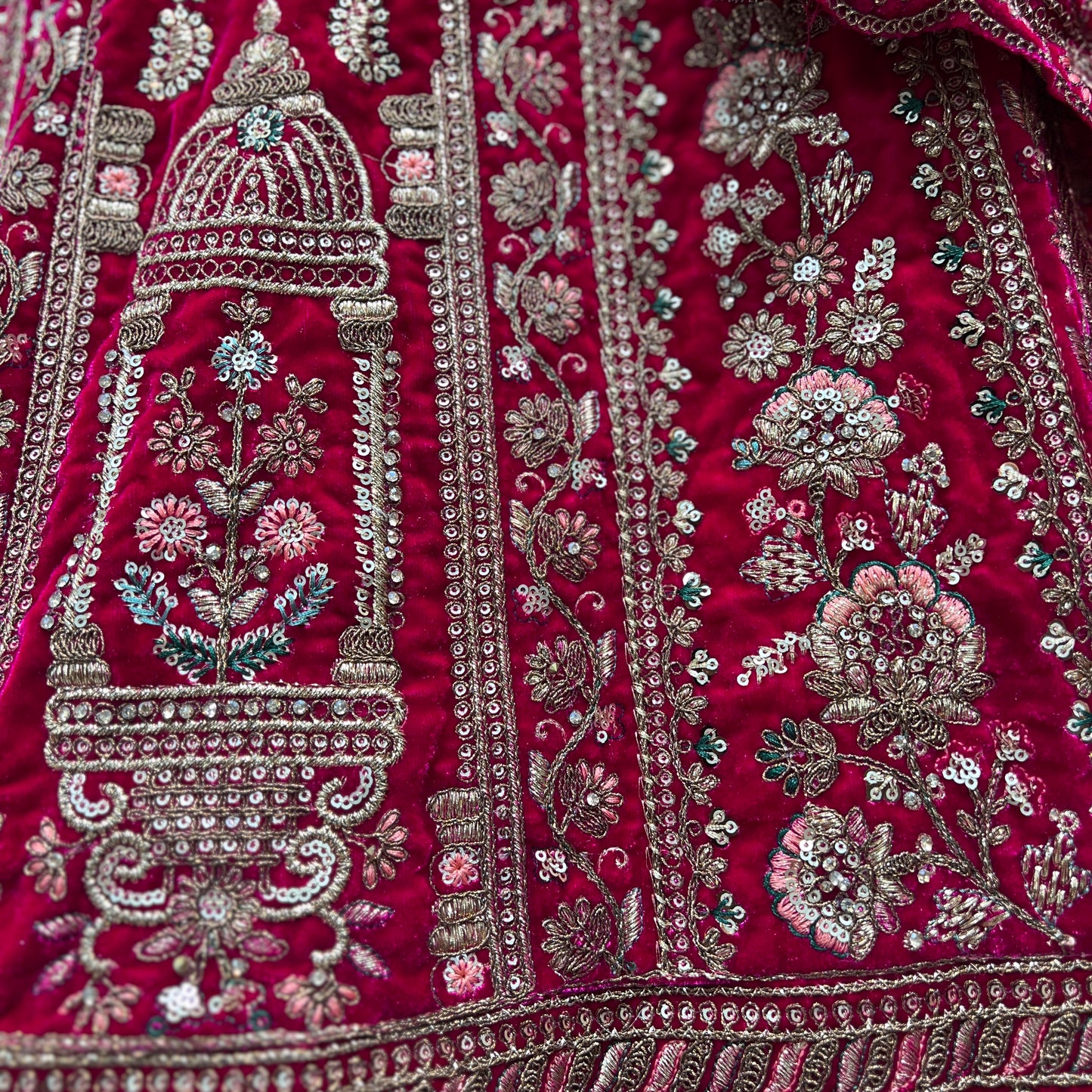 Rajgharana - Double Dupatta Timeless Bridal Lehenga Pink