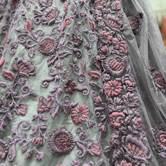 Nikhar - New Partywear Handwork Designer Lehenga JMS Studio {{ Royal Red Bridal Lehenga}}