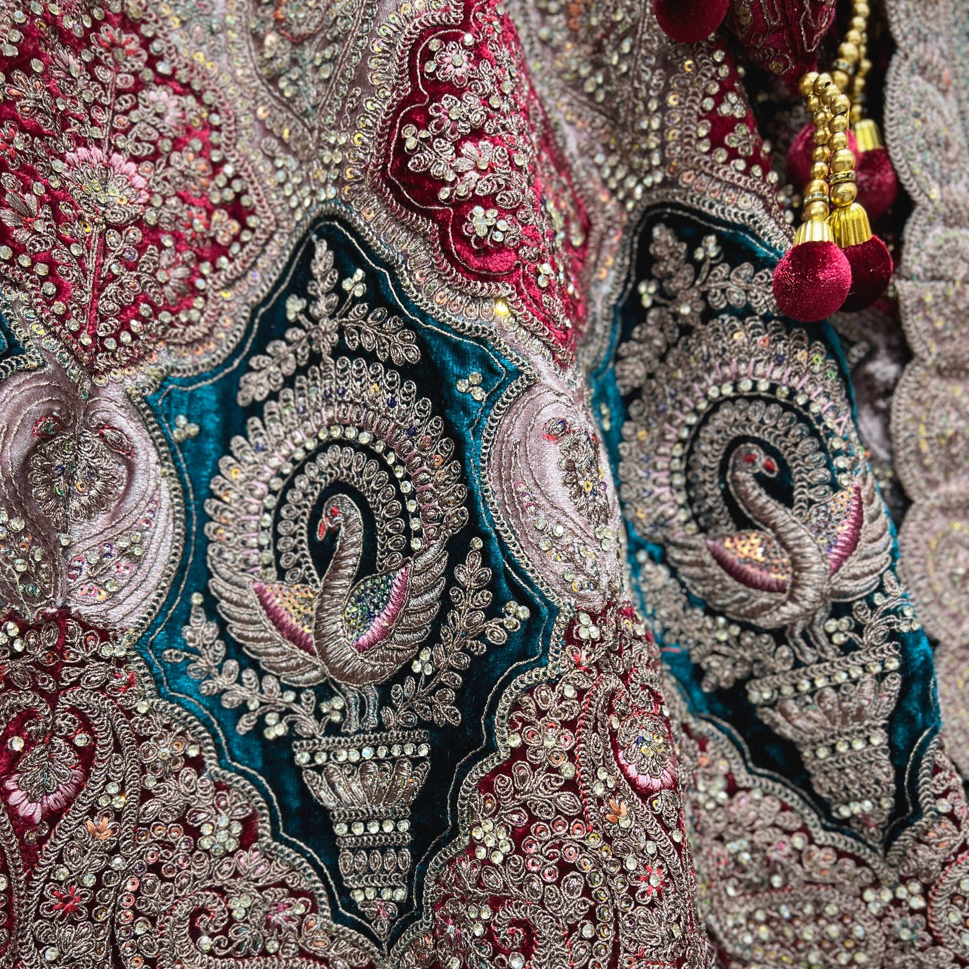 Amrapali - The Royal Peacock Rajwadi Bridal Lehenga