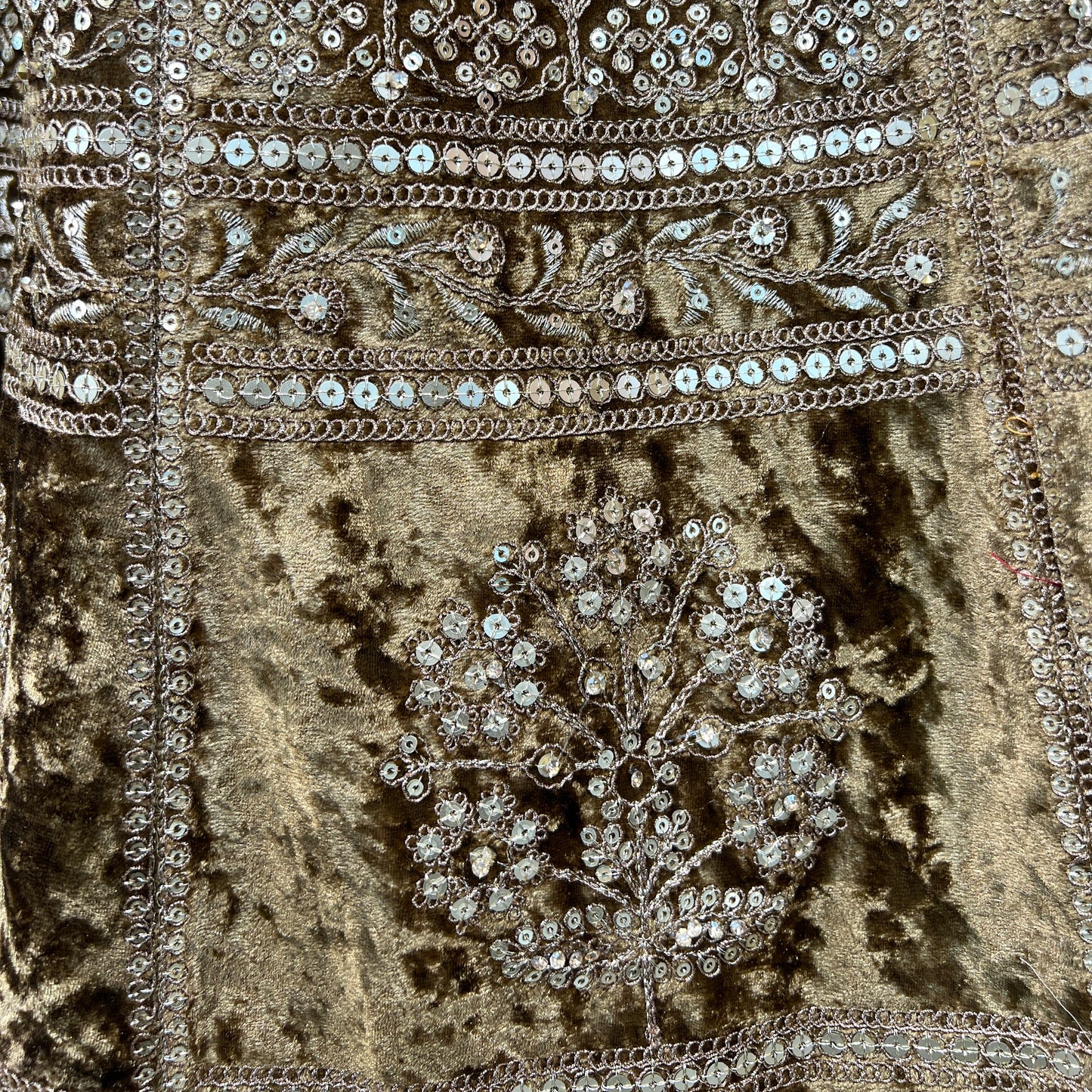 Damsel - 18 Kali Designer Velvet Bollywood Replica Lehenga Mehndi
