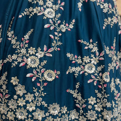 Jazzagals - Rama Color Soft Georgette Designer Lehenga JMS Studio {{ Royal Red Bridal Lehenga}}