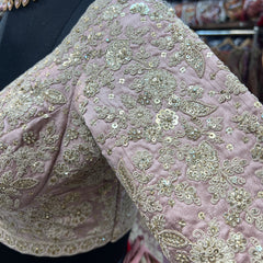 Shringaar: Ready-To-Wear Banarasi Silk Lehengas with Silk Work Blouse - JMS Studio
