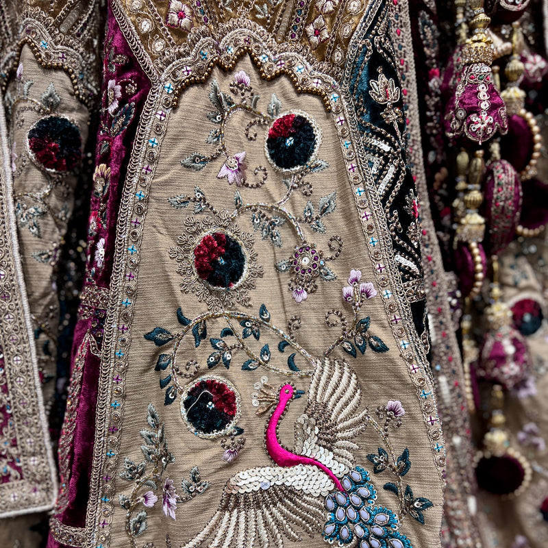 Amrapali - The Royal Jharoka Rajwadi Bridal Lehenga - JMS Studio
