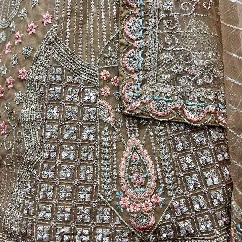Cherry Blossom - The Modern Ivory Lehenga for Reception Engagement JMS Studio {{ Royal Red Bridal Lehenga}}