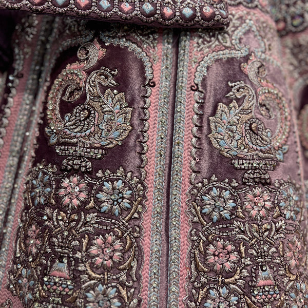 Damsel - Lavender Big Flared Designer Replica Lehenga
