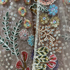 Cherry Blossom - Multicolor Carnival Lehenga With Designer Blouse