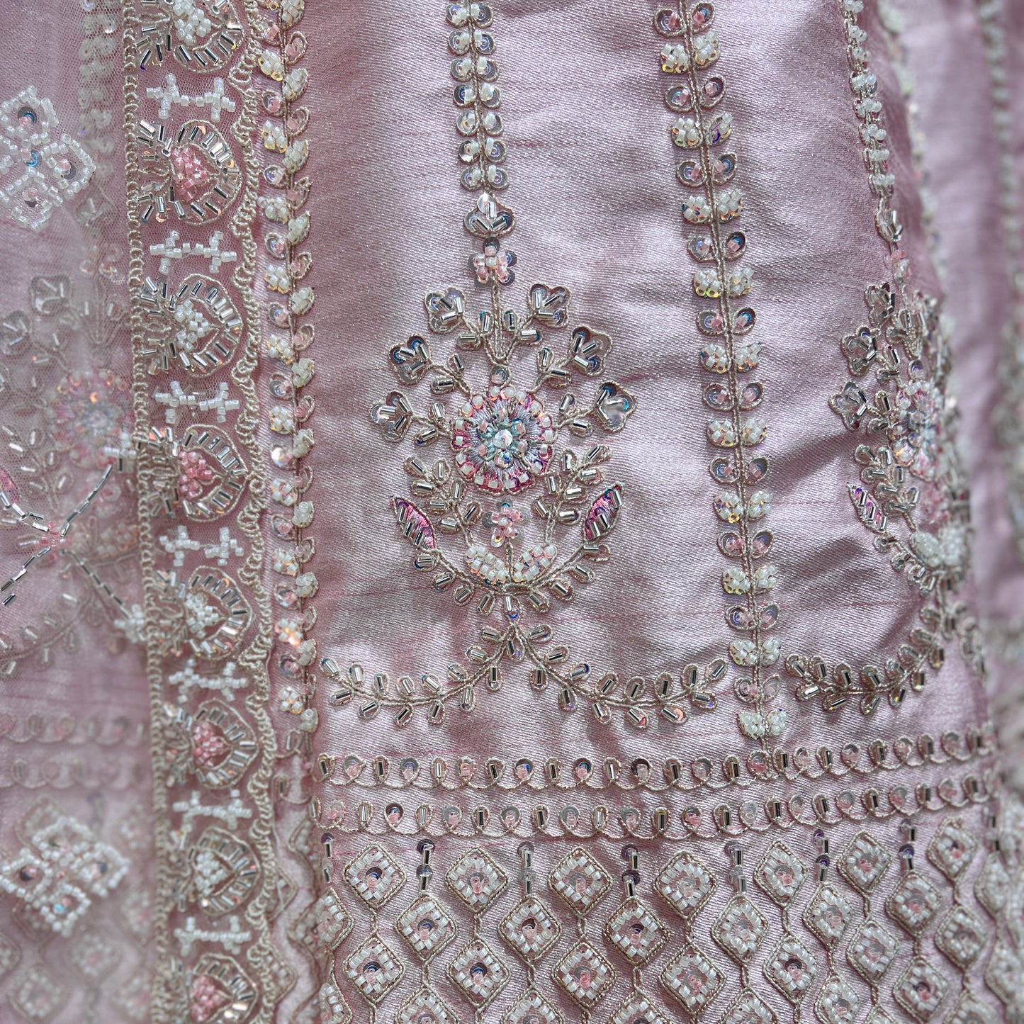 Rosé - Wedding Trousseau in Pastel Hues Blush Pink Lehenga