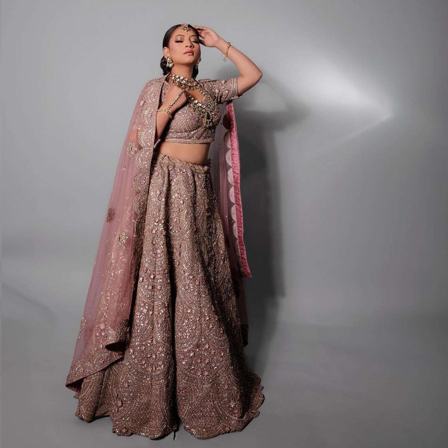 Jazzagals - The Modern Lehenga for Reception for Bride