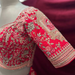 Kundan : Ready-To-Wear Luxe Silk Royal Bridal Lehenga