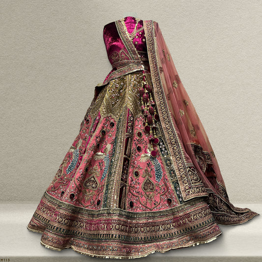 Amrapali - The Royal Jharoka Rajwadi Bridal Lehenga