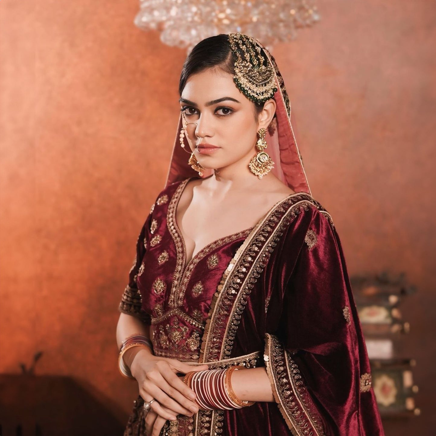 Amrapali - The Royal Jharoka Rajwadi Bridal Lehenga